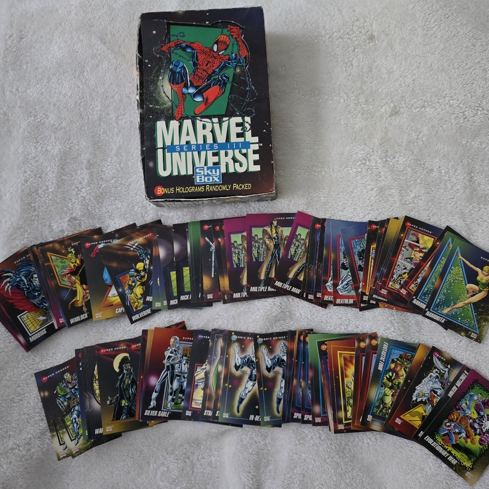 Skybox Marvel Universe Series 3 (1992) 231 Card lot